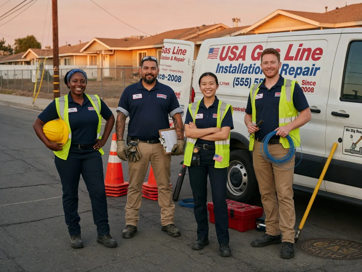 Gas Line Installation company in Tovey, IL